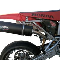 Exhaust compatible with Honda CRF450R/RX 2001-2002, Furore Nero, Slip-on exhaust including removable db killer and link pipe, EPA-compliant 