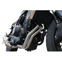 GPR exhaust compatible with Brixton CroSsfire 500 X-XC 2020-2021, Decatalizzatore, Decat pipe 