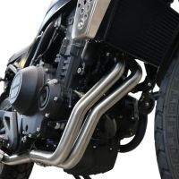 Exhaust compatible with Brixton Crossfire 500 X 2020-2021, Decatalizzatore, Decat pipe 