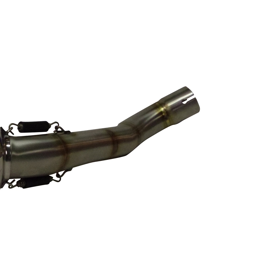 Exhaust compatible with Honda VFR1200X Crosstourer 2017-2020, Albus Evo4, Slip-on exhaust including removable db killer and link pipe, EPA-compliant 