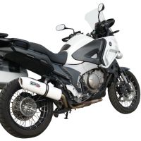 Exhaust compatible with Honda VFR1200X Crosstourer 2017-2020, Albus Evo4, Slip-on exhaust including removable db killer and link pipe, EPA-compliant 