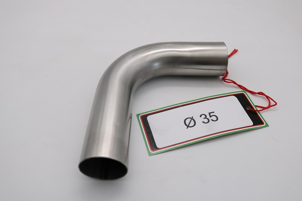 Exhaust compatible with Cafè Racer Cafè Racer 1980-2021, Curva inox - Inox Curve Diam 38, Curve Diam. 38 