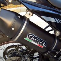 Exhaust compatible with Derbi Mulhacèn 2006-2011, Furore Nero, Slip-on exhaust including removable db killer and link pipe, not EPA-compliant 