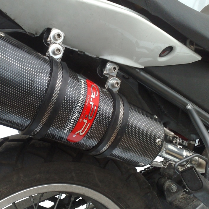 Exhaust compatible with Derbi Mulhacèn 2006-2011, Furore Nero, Slip-on exhaust including removable db killer and link pipe, not EPA-compliant 