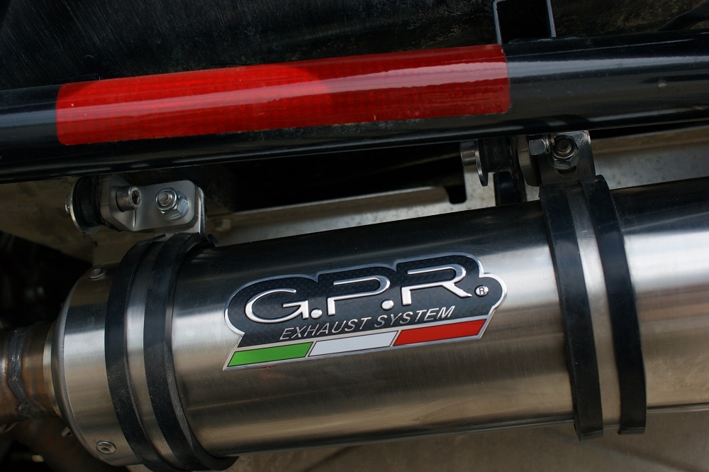 Exhaust compatible with Artic Cat Wildcat 1000 2012-2014, Deeptone Atv, Slip-on exhaust including removable db killer and link pipe, EPA-compliance NOT required 