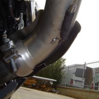 Exhaust compatible with Bmw K1200GT 2006-2008, Albus Ceramic, Slip-on exhaust including removable db killer and link pipe, not EPA-compliant 