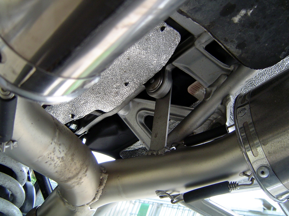 Exhaust compatible with Ktm 990 Superduke R 2004-2012, Albus Ceramic, Dual slip-on including removable db killers and link pipes, not EPA-compliant 