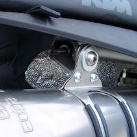 Exhaust compatible with Ktm 990 Superduke R 2004-2012, Albus Ceramic, Dual slip-on including removable db killers and link pipes, not EPA-compliant 