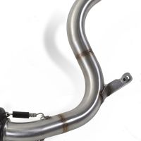 Exhaust compatible with Ktm 125 Duke 2011-2016, Albus Ceramic, Slip-on exhaust including link pipe and removable db killer 