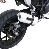 Exhaust compatible with Ktm 690 Duke 2012-2016, Albus Evo4, Slip-on exhaust including removable db killer and link pipe, EPA-compliant 
