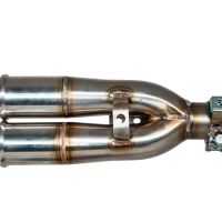 Exhaust compatible with Zontes Zx 310 2018-2020, F205, Slip-on exhaust including removable db killer and link pipe, EPA-compliant 