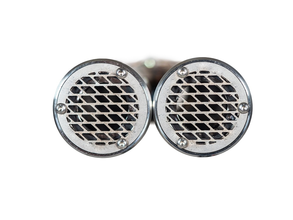 Exhaust compatible with F.B. Mondial Hps 300 2021-2022, F205, Slip-on exhaust including removable db killer and link pipe, EPA-compliant 