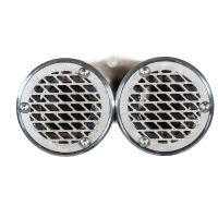 Exhaust compatible with F.B. Mondial Hps 300 2021-2022, F205, Slip-on exhaust including removable db killer and link pipe, EPA-compliant 