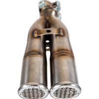 Exhaust compatible with Zontes Zx 310 2018-2020, F205, Slip-on exhaust including removable db killer and link pipe, EPA-compliant 