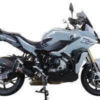 Exhaust compatible with Bmw S1000XR 2020-2025, Furore Evo4 Nero, Slip-on exhaust including removable db killer and link pipe, EPA-compliant 