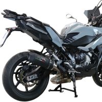 Exhaust compatible with Bmw S1000XR 2020-2025, Furore Evo4 Nero, Slip-on exhaust including removable db killer and link pipe, EPA-compliant 