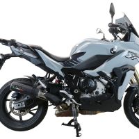 Exhaust compatible with Bmw S1000XR 2020-2025, M3 Black Titanium, Slip-on exhaust including removable db killer and link pipe, EPA-compliant 