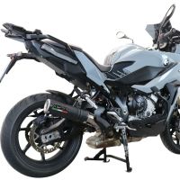 Exhaust compatible with Bmw S1000XR 2020-2025, M3 Black Titanium, Slip-on exhaust including removable db killer and link pipe, EPA-compliant 