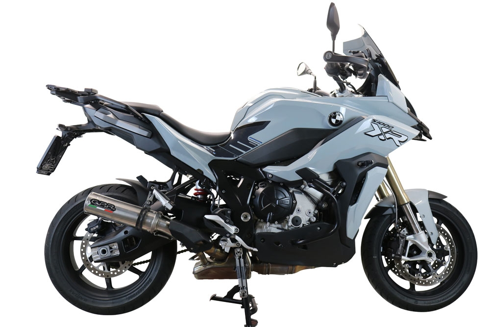 Exhaust compatible with Bmw S1000XR 2020-2025, M3 Inox , Slip-on exhaust including removable db killer and link pipe, EPA-compliant 