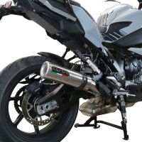 Exhaust compatible with Bmw S1000XR 2020-2025, M3 Inox , Slip-on exhaust including removable db killer and link pipe, EPA-compliant 