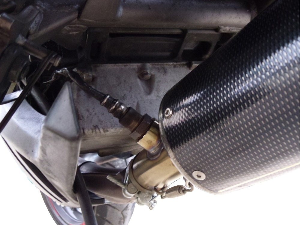 Exhaust compatible with Kawasaki NINJA 650 R 2006-2011, Ghisa , Slip-on exhaust including removable db killer and link pipe, EPA-compliant 
