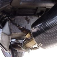 Exhaust compatible with Kawasaki NINJA 650 R 2006-2011, Ghisa , Slip-on exhaust including removable db killer and link pipe, EPA-compliant 