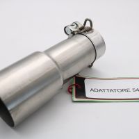 Exhaust compatible with Tuning TUNING 1980-2021, Accessorio - Accessory, Link pipe adapter from Diam 54 To Diam 50 