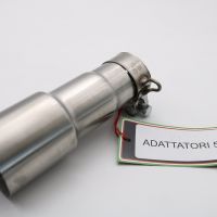 Exhaust compatible with Tuning TUNING 1980-2021, Accessorio - Accessory, Link pipe adapter from Diam 54 To Diam 50 