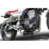 GPR exhaust compatible with F.B. Mondial Hps 125 2016-2018, Decatalizzatore, Decat pipe 
