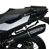 Exhaust compatible with Bmw F800GS 2016-2018, Furore Evo4 Nero, Slip-on exhaust including removable db killer and link pipe, EPA-compliant 