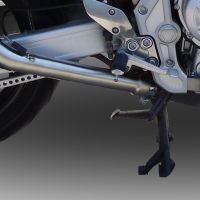 Exhaust compatible with Yamaha Fzs 1000 Fazer 2001-2005, Albus Ceramic, Slip-on exhaust including removable db killer and link pipe, EPA-compliant 
