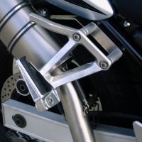 Exhaust compatible with Yamaha Fzs 600 Fazer 1998-2003, Furore Nero, Slip-on exhaust including removable db killer and link pipe, EPA-compliant 