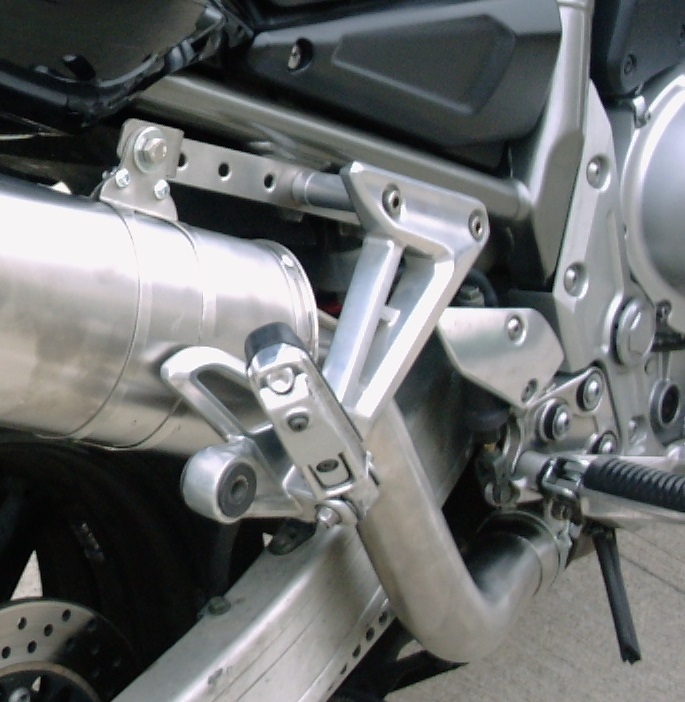 Exhaust compatible with Yamaha Fzs 1000 Fazer 2001-2005, Trioval, Slip-on exhaust including removable db killer and link pipe, EPA-compliant 