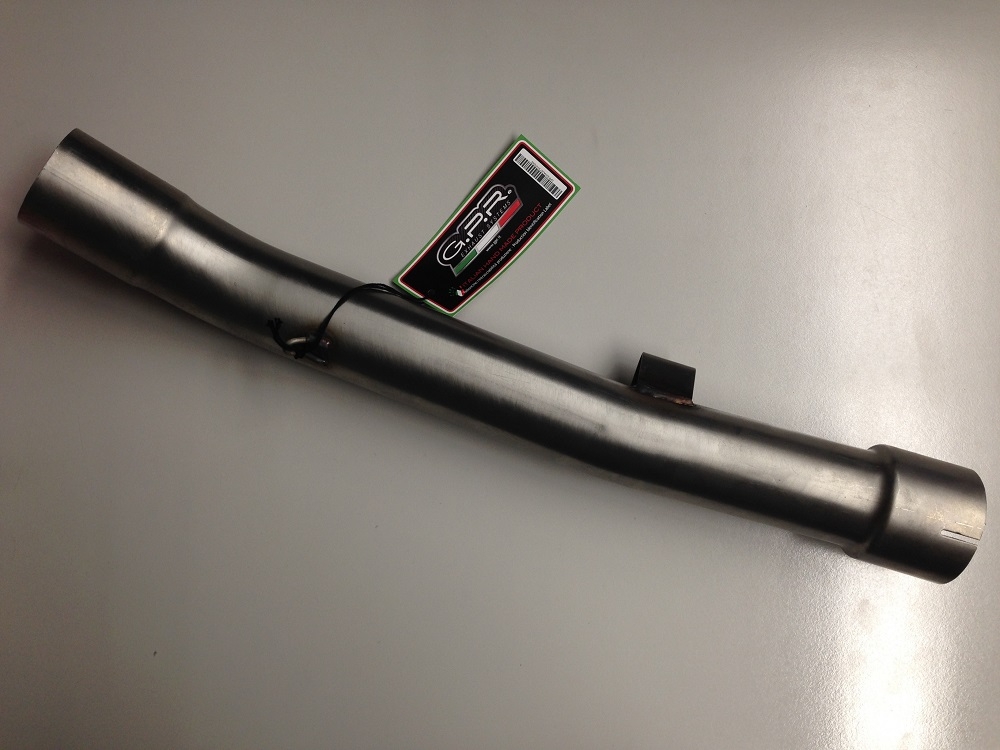 Exhaust compatible with Yamaha Fzs 1000 Fazer 2001-2005, Albus Ceramic, Slip-on exhaust including removable db killer and link pipe, EPA-compliant 