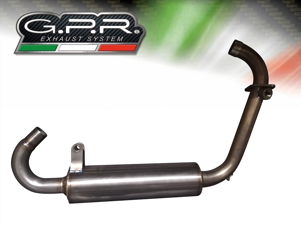 Exhaust compatible with F.B. Mondial Hps 300 2018-2019, Decatalizzatore, Decat pipe 