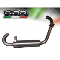 GPR exhaust compatible with F.B. Mondial Hps 300 2018-2019, Decatalizzatore, Decat pipe 