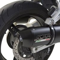 Exhaust compatible with Yamaha FJR1300 2017-2020, Furore Evo4 Nero, Dual slip-on including removable db killers and link pipes, not EPA-compliant 
