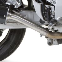 Exhaust compatible with Yamaha FJR1300 2017-2020, Furore Evo4 Nero, Dual slip-on including removable db killers and link pipes, not EPA-compliant 