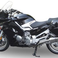 Exhaust compatible with Yamaha FJR1300 2017-2020, Trioval, Dual slip-on including removable db killers and link pipes, not EPA-compliant 