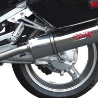 Exhaust compatible with Yamaha FJR1300 2017-2020, Trioval, Dual slip-on including removable db killers and link pipes, not EPA-compliant 