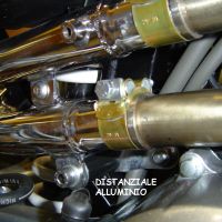 Exhaust compatible with Honda Fmx 650 2005-2008, Inox Tondo, Dual slip-on including removable db killers and link pipes, not EPA-compliant 