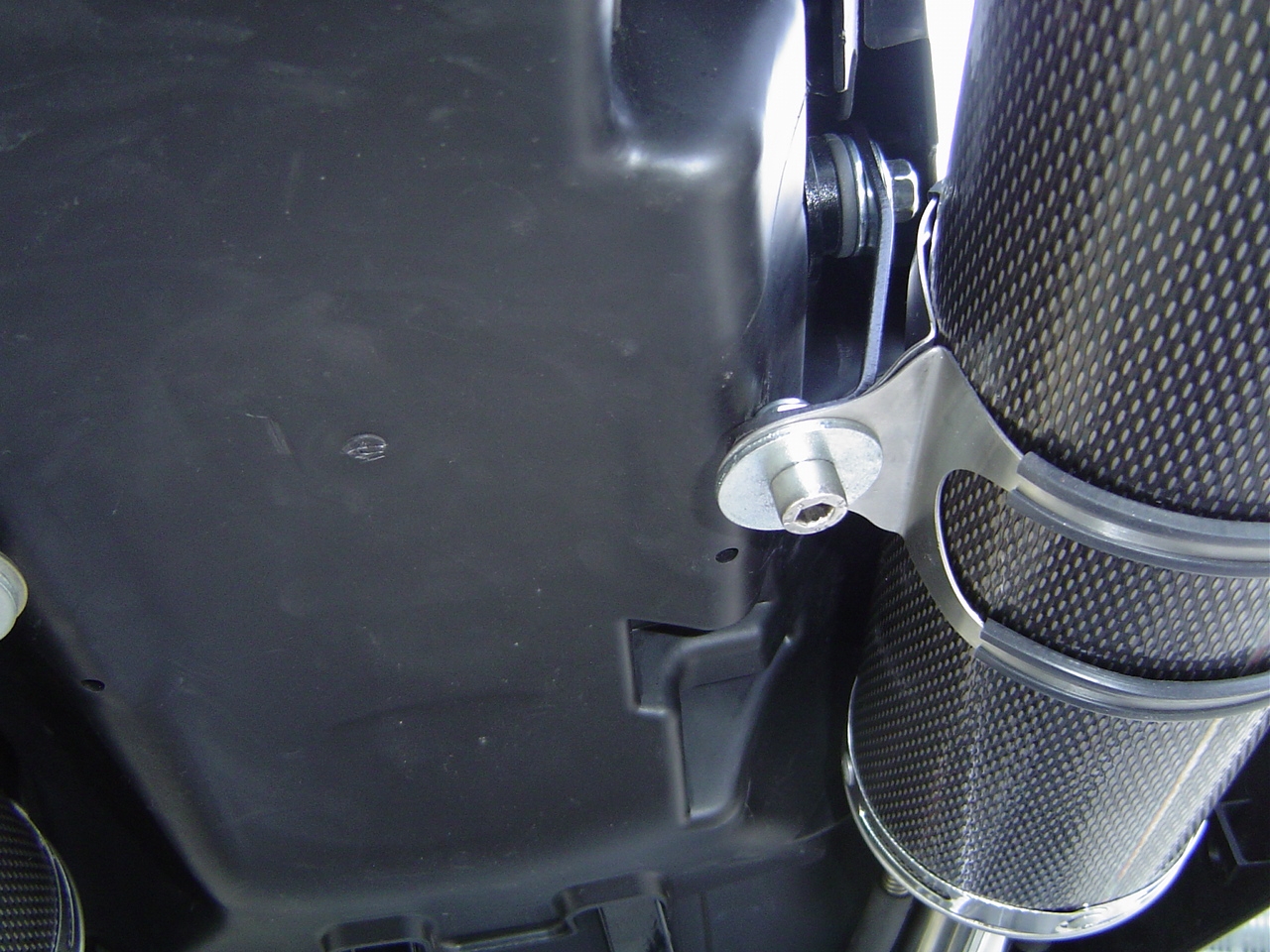 Exhaust compatible with Honda Fmx 650 2005-2008, Inox Tondo, Dual slip-on including removable db killers and link pipes, not EPA-compliant 