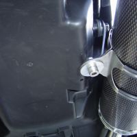 Exhaust compatible with Honda Fmx 650 2005-2008, Inox Tondo, Dual slip-on including removable db killers and link pipes, not EPA-compliant 
