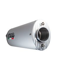 Exhaust compatible with Tuning TUNING 1980-2021, Furore alluminio, Universal silencer, without link pipe 
