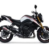 GPR exhaust compatible with  Yamaha FZ-8  2010-2016, New Grand Prix Evo Titanium, Slip-on exhaust including removable db killer and link pipe, EPA-compliant 