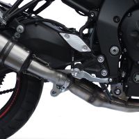 Exhaust compatible with Yamaha FZ-8 2010-2016, Albus Ceramic, Slip-on exhaust including removable db killer and link pipe, EPA-compliant 
