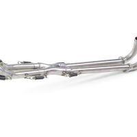 Exhaust compatible with Yamaha T-Max 500 2001-2011, Trioval, Full system exhaust, including removable db killer 