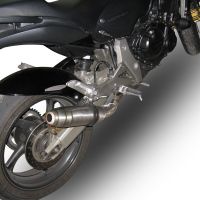 Exhaust compatible with Honda CBR600F 2011-2014, Deeptone Inox, Slip-on exhaust including removable db killer and link pipe, EPA-compliant 