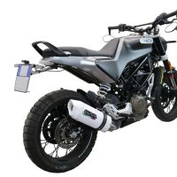 Exhaust compatible with Husqvarna Vitpilen 401 2020-2020, Albus Evo4, Slip-on exhaust including removable db killer and link pipe, EPA-compliant 