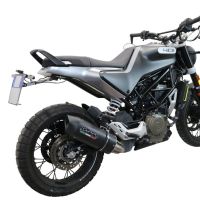 Exhaust compatible with Husqvarna Vitpilen 401 2020-2020, Furore Evo4 Nero, Slip-on exhaust including removable db killer and link pipe, EPA-compliant 